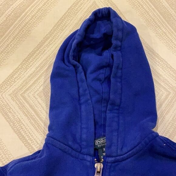 Polo by Ralph Lauren Royal Blue Zip-up Hoodie - Picture 4 of 6